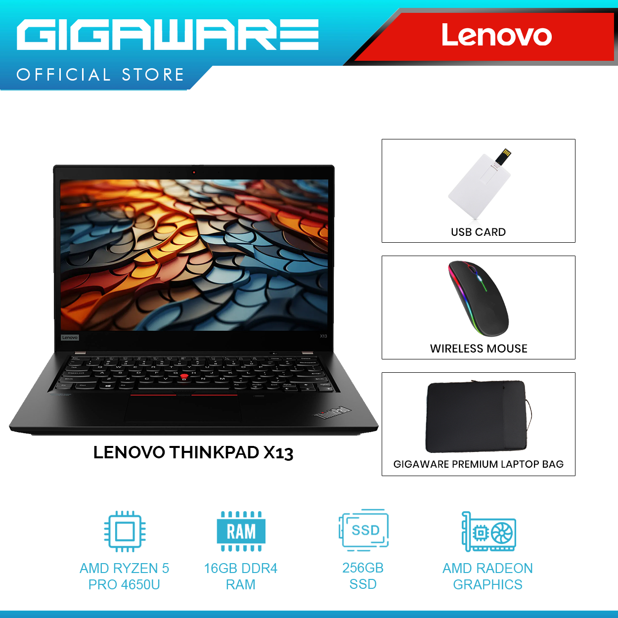 Lenovo Thinkpad X13 Ryzen 13.3