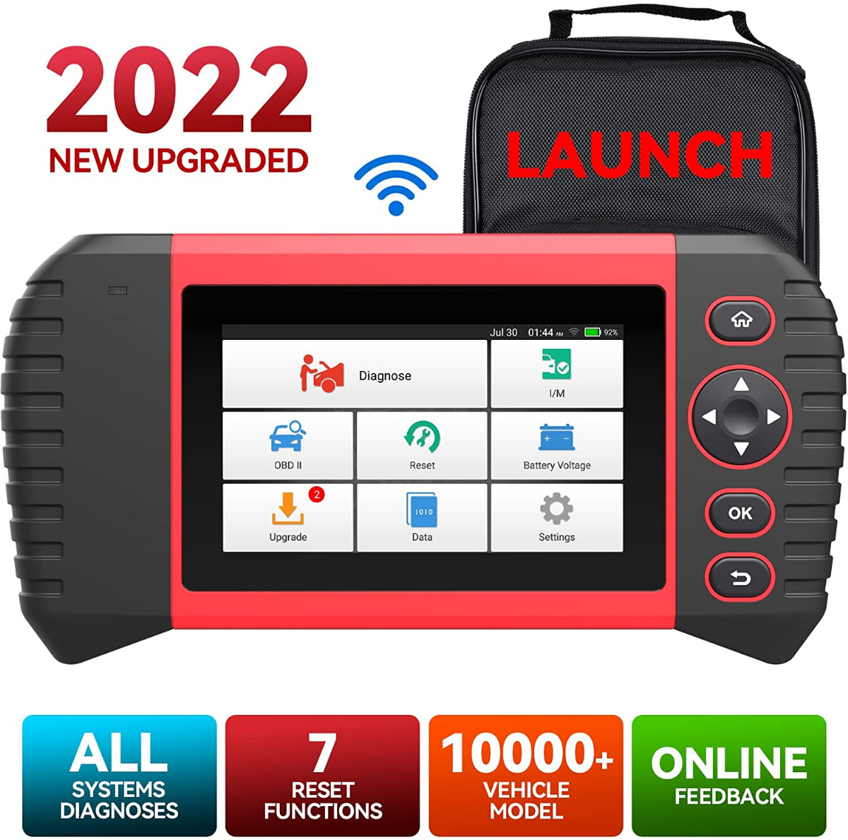 2022 New Elite LAUNCH Scanner CRP Touch Pro Elite Full Systems Scan Tool ABS Bleeding BMS SAS