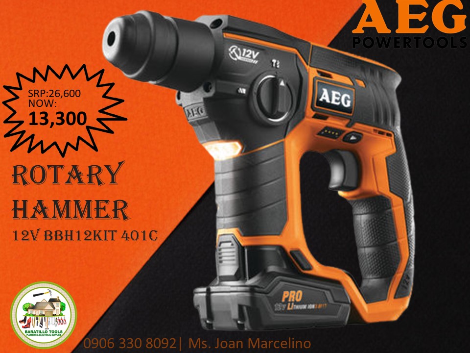 Aeg 12v rotary hammer drill sale