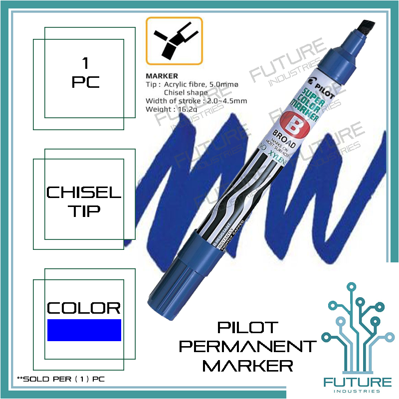 Sold Per Piece Pilot Permanent Marker Pilot Pentel Pen Black Blue