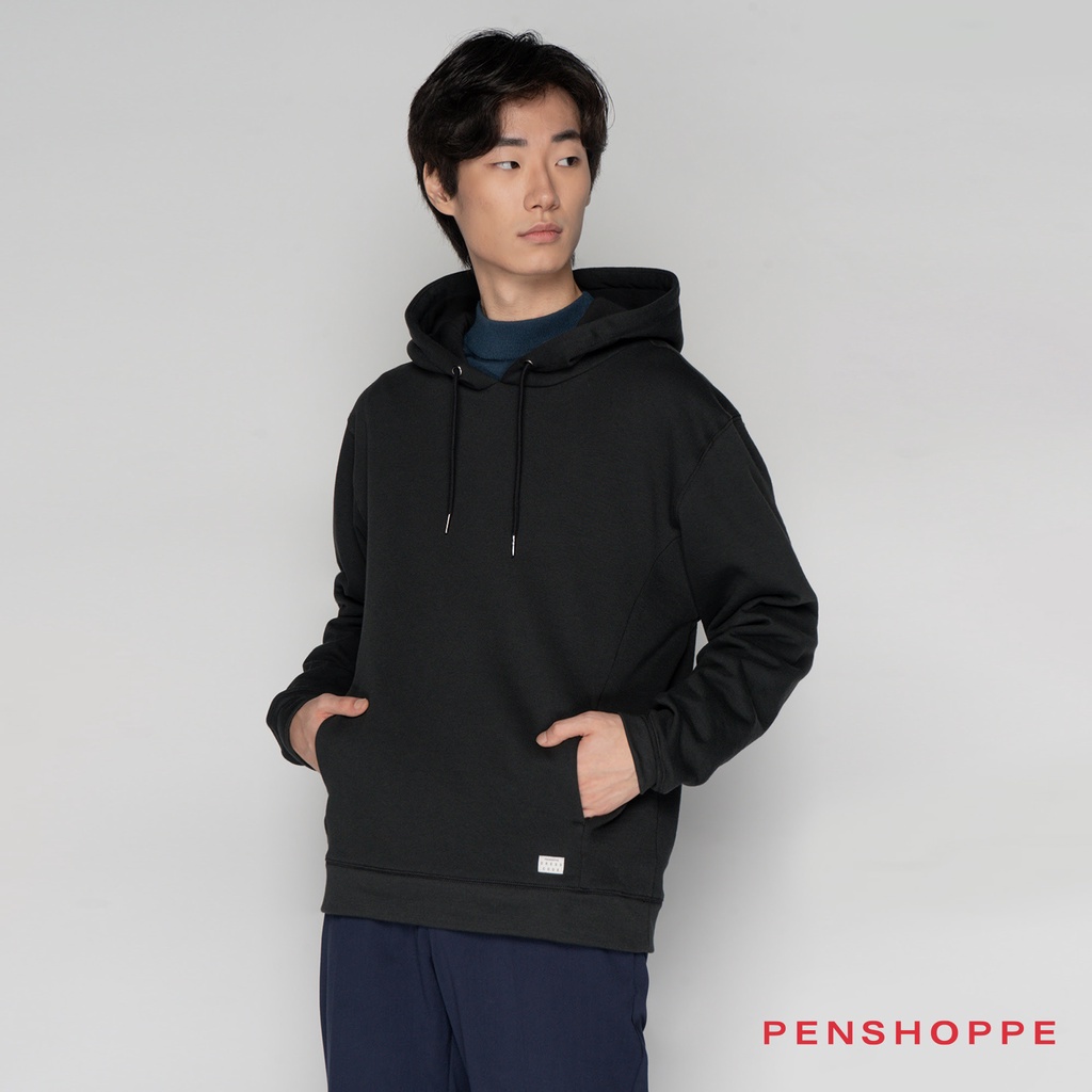 Penshoppe black hoodie, Men's Fashion, Coats, Jackets and Outerwear on  Carousell