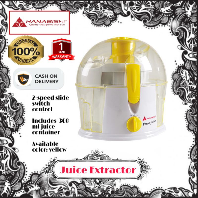 Hanabishi Juicer HPJ50 Lazada PH