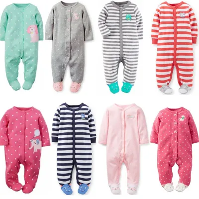 Baby Romper Infant Bodysuit Cotton Pajamas Sleep Play Frogsuit Jumpsuit Soft Sleepwear 1pcs for order
