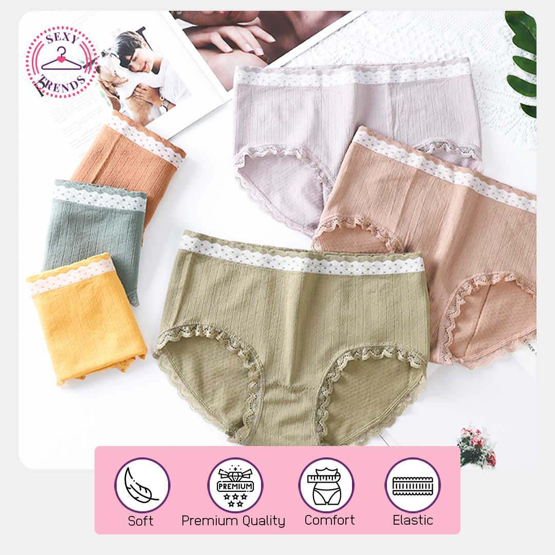 Multi colors 10PK Girls Students Caitian Women's mesh cotton blend mid-rise  briefs panties underpants 1103 · Amega Fashion · Online Store Powered by  Storenvy