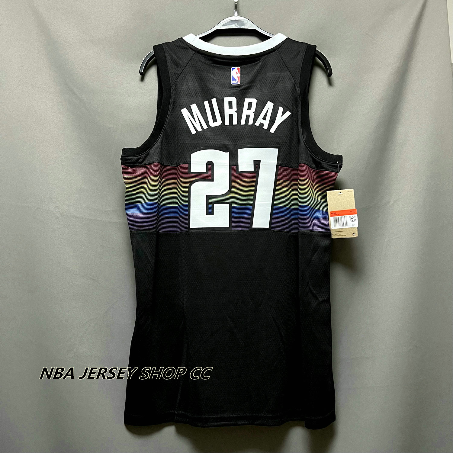 Men's Denver Nuggets Jamal Murray #27 Black Swingman Jersey - City