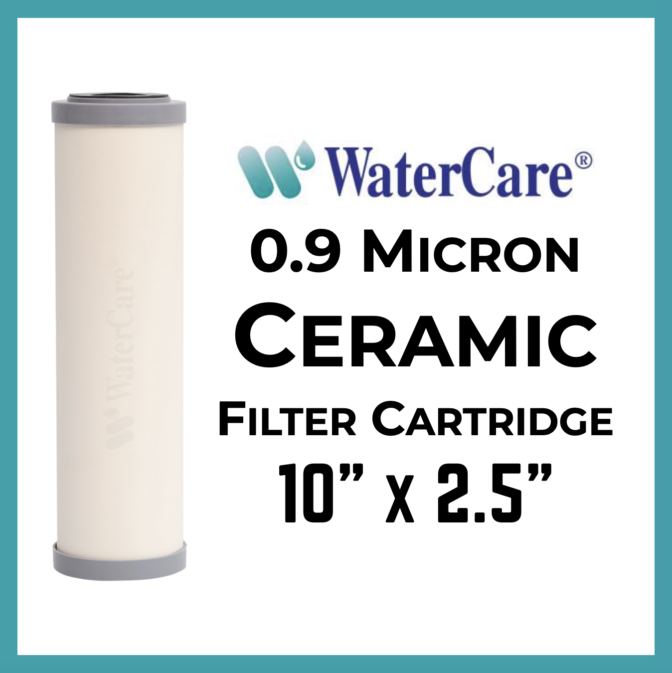 WaterCare Ceramic Sediment Water Filter US Pure Ceramic 2.5" 10 SL