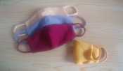 Face Mask Candy Colored w Filter Pocket / Neoprene Washable Trendy Mask / Set of 4 + 1 FREE/ ON SALE!!!