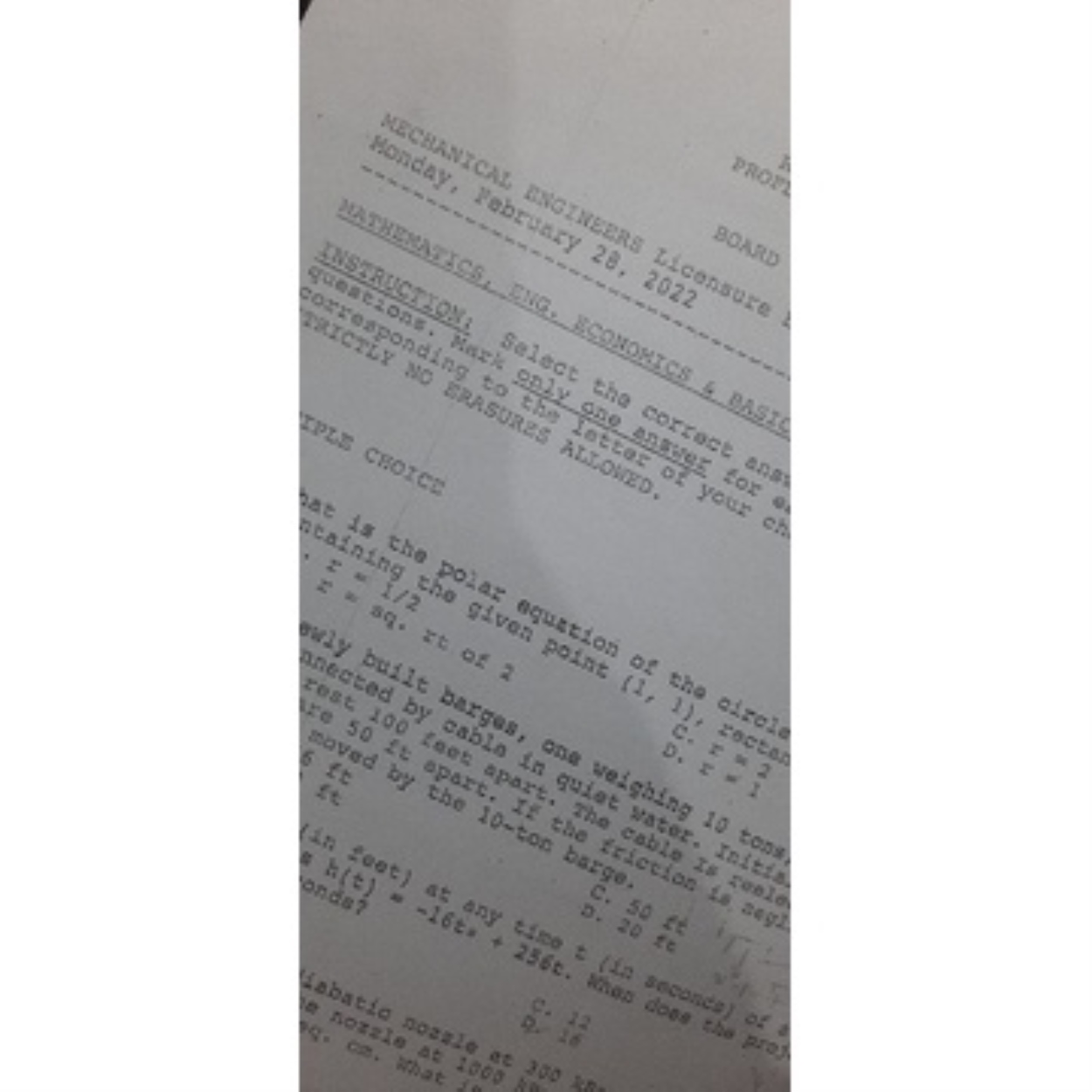 COD Mechanical Engineering Reviewer 2022 | Lazada PH