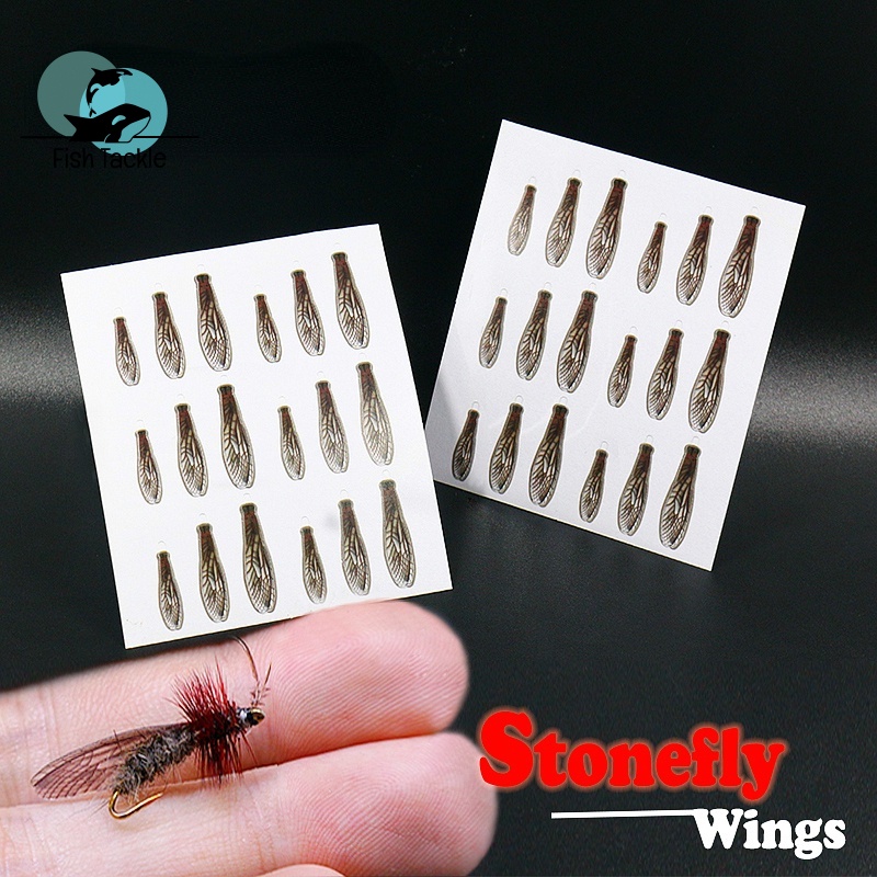 36pcs/set Fly Fishing Tying Material Flies Wings Stonefly&caddis Fly ...