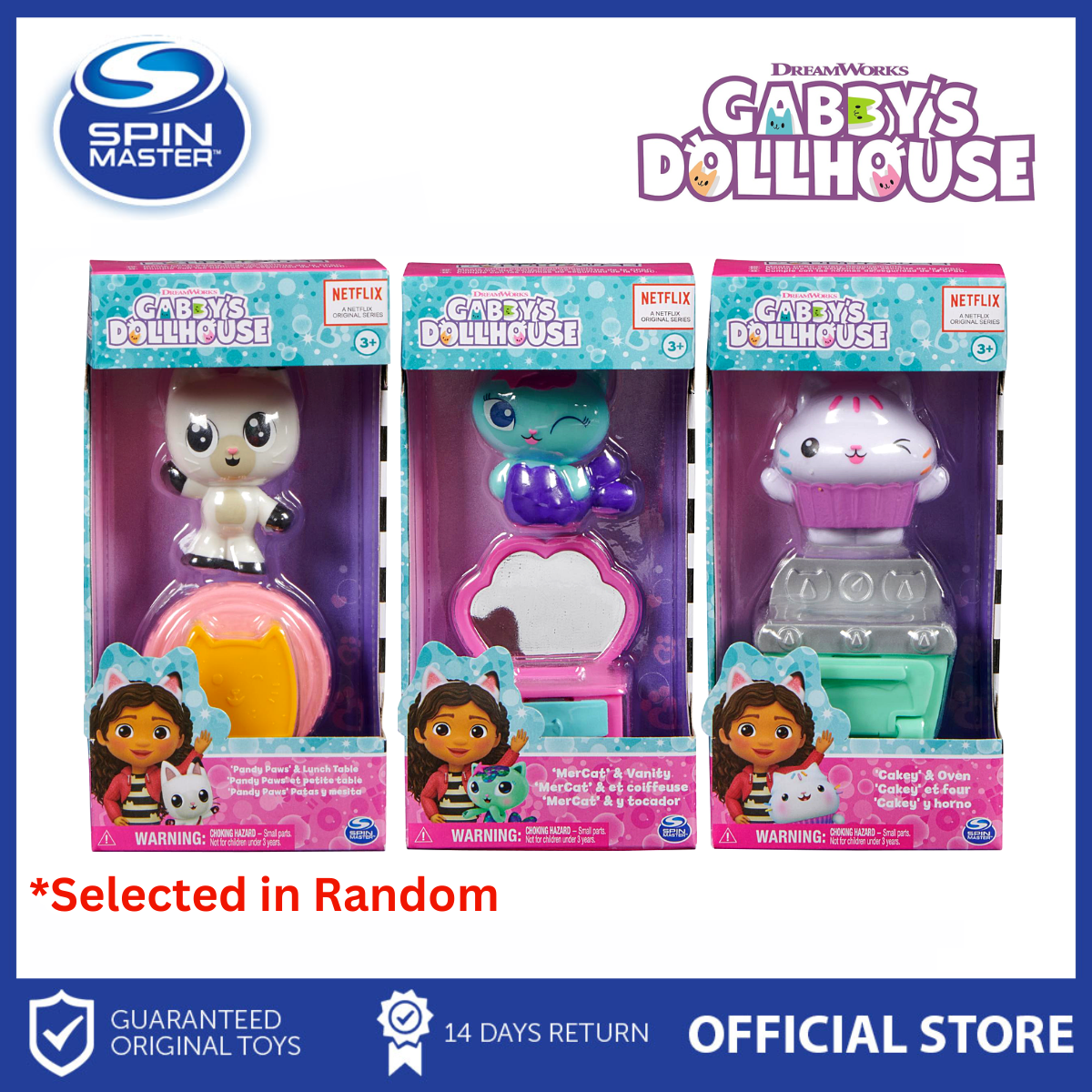 Gabbys Dollhouse Value Figure Pack Dollhouse Accessories SELECTED