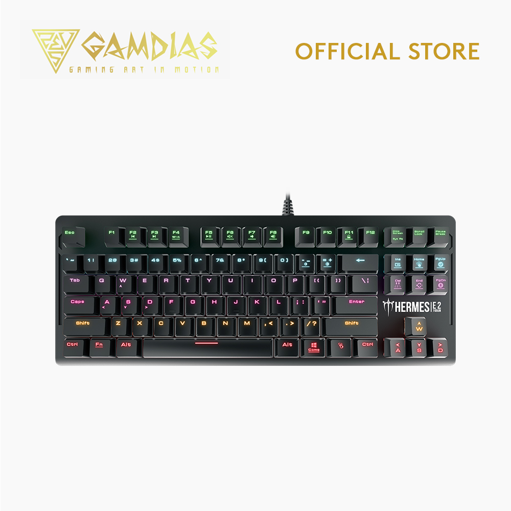 Gamdias Hermes E2 7 Color Illumination Mechanical Gaming Keyboard