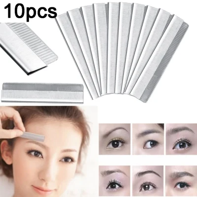 QWRFSF Sharp Women Eye Brow Shaping Hair Remover Tool Blades Shaver Face Razor Eyebrow Trimmer Eyebrow Blade Eyebrow Cutter Replace Blade