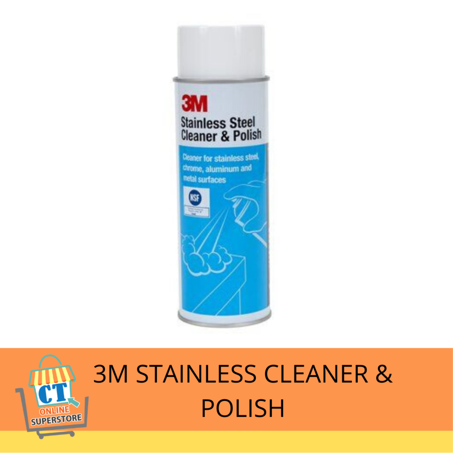 3M Stainless Steel and Metal Polish 600g 21oz Lazada PH