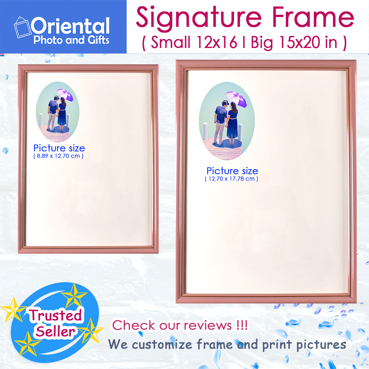 SIGNATURE FRAME ( Small 13x16 and Big 15x20 )