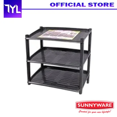Sunnyware Shoerack 3 Layer / Shoe Organizer / Shoe Rack / Shoe Storage / Storage / Organisation / Collection / Display