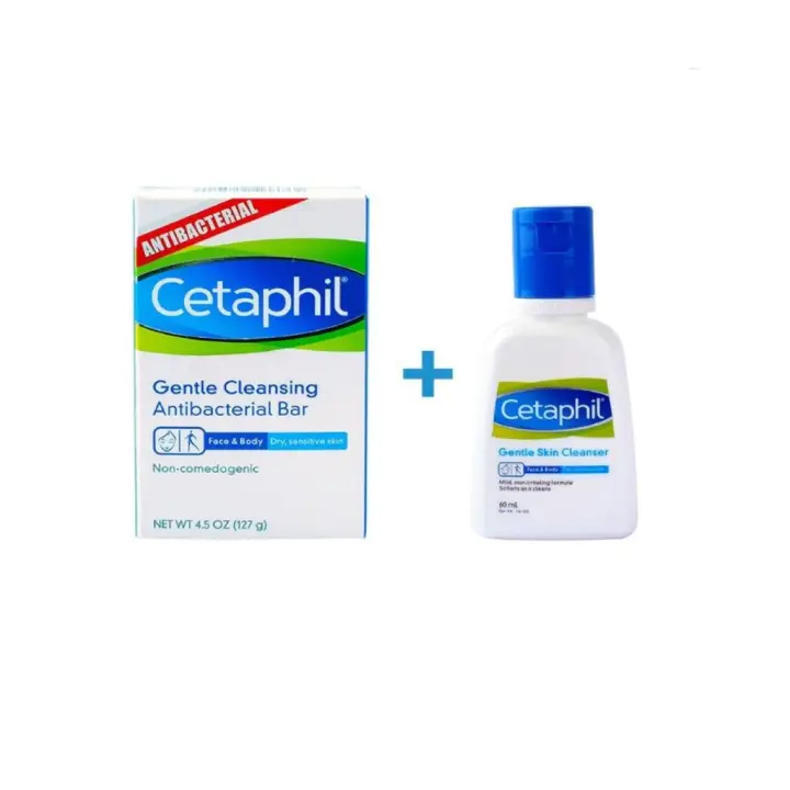 cetaphil gentle cleansing antibacterial bar 127g