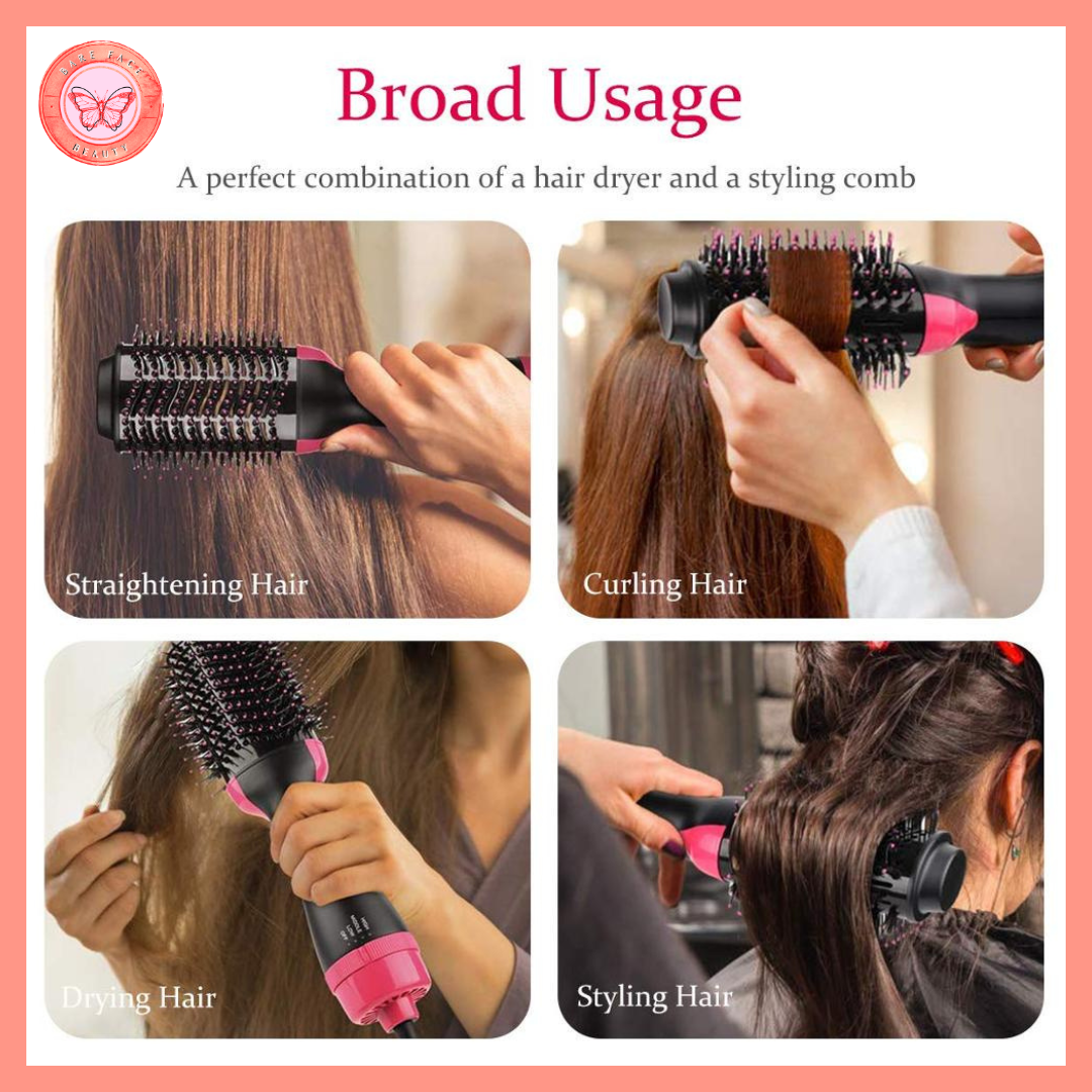 Bare Face - New Bestseller High Quality Professional One Step Hair Dryers  and Volumizer, Styler Blow Drier, Hot Air Brush Styling Tools , Upgraded  Version One Step for Men and Women, 3in