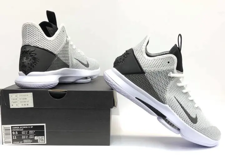 lebron witness 4 white and black