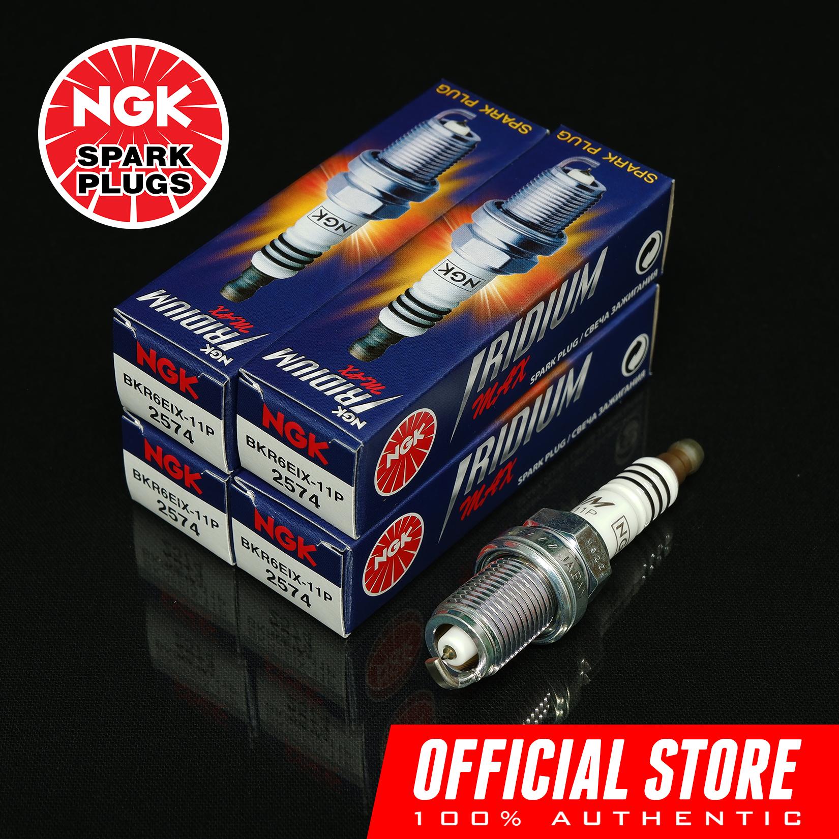 NGK BKR6EIX-11P Iridium Max Spark Plugs For BKR6E, BKR6E-11, BK6E, BKR6EYA- 11, Brio, BR-V, City, Civic, Jazz, Mobilio, Forester, Impreza, Swift,  Camry, RAV4, Aveo, Carnival, Sorento 4pcs | Lazada PH