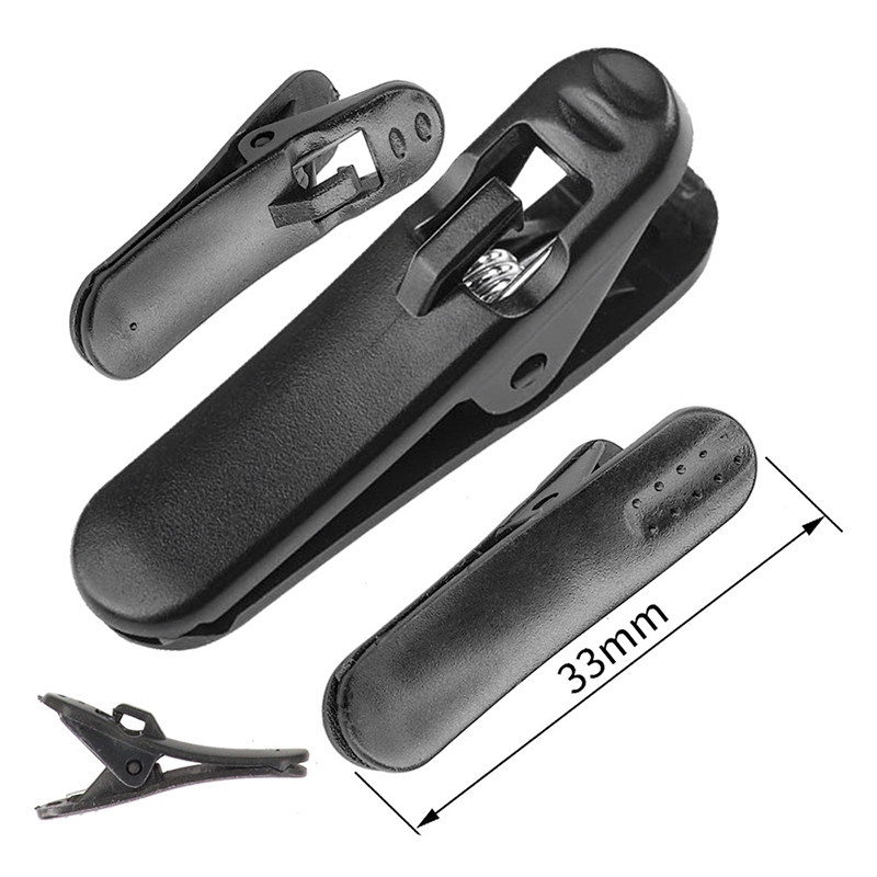 Fixer Headphone Cord Clip Black and White 10 Pieces of Cable Fixing