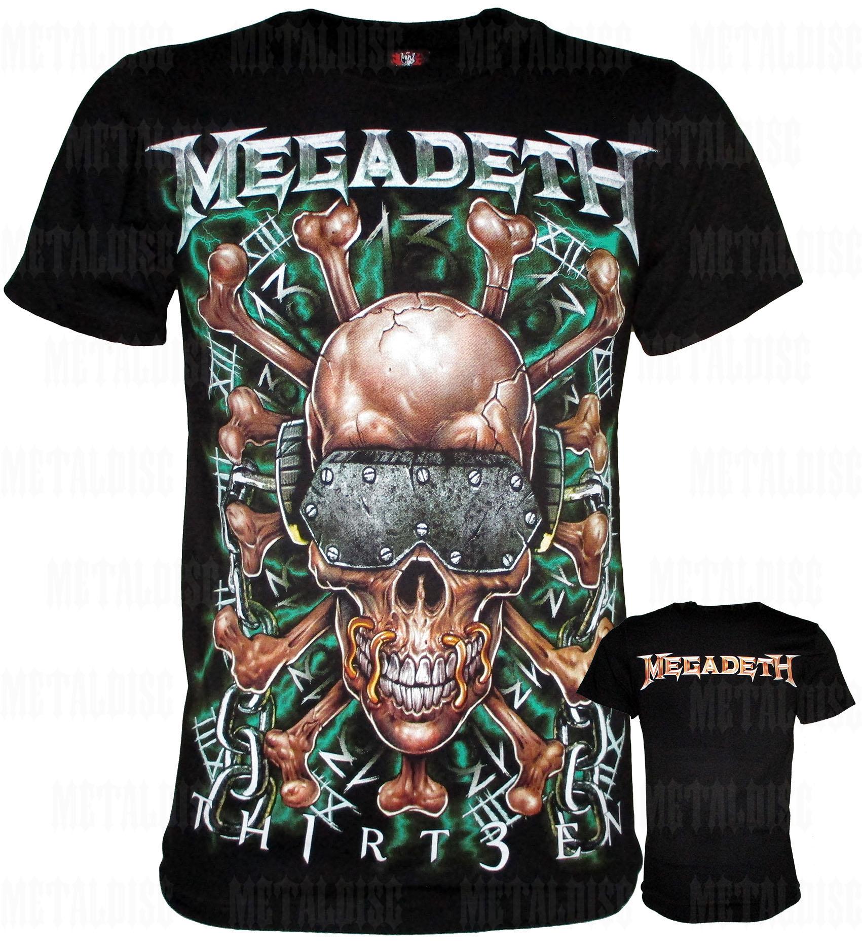 Megadeth - 13 T-Shirt | Lazada PH