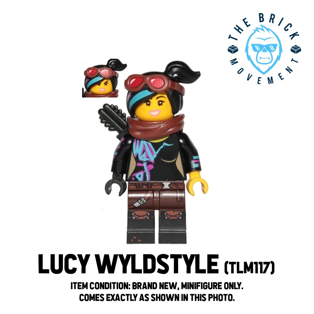 LEGO Lucy Wyldstyle Smile Angry Minifigure 70824 The Lego Movie ...