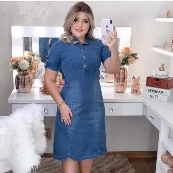 lazada denim dress