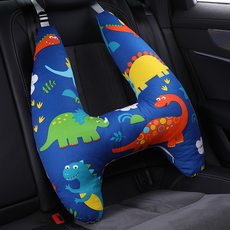 1PCS/2Pcs Cute Animal Pattern Kid Neck Head Support, U-Shape Children  Travel Pillow Cushion for Car Seat, Safety Neck Pillow for Kids Protect