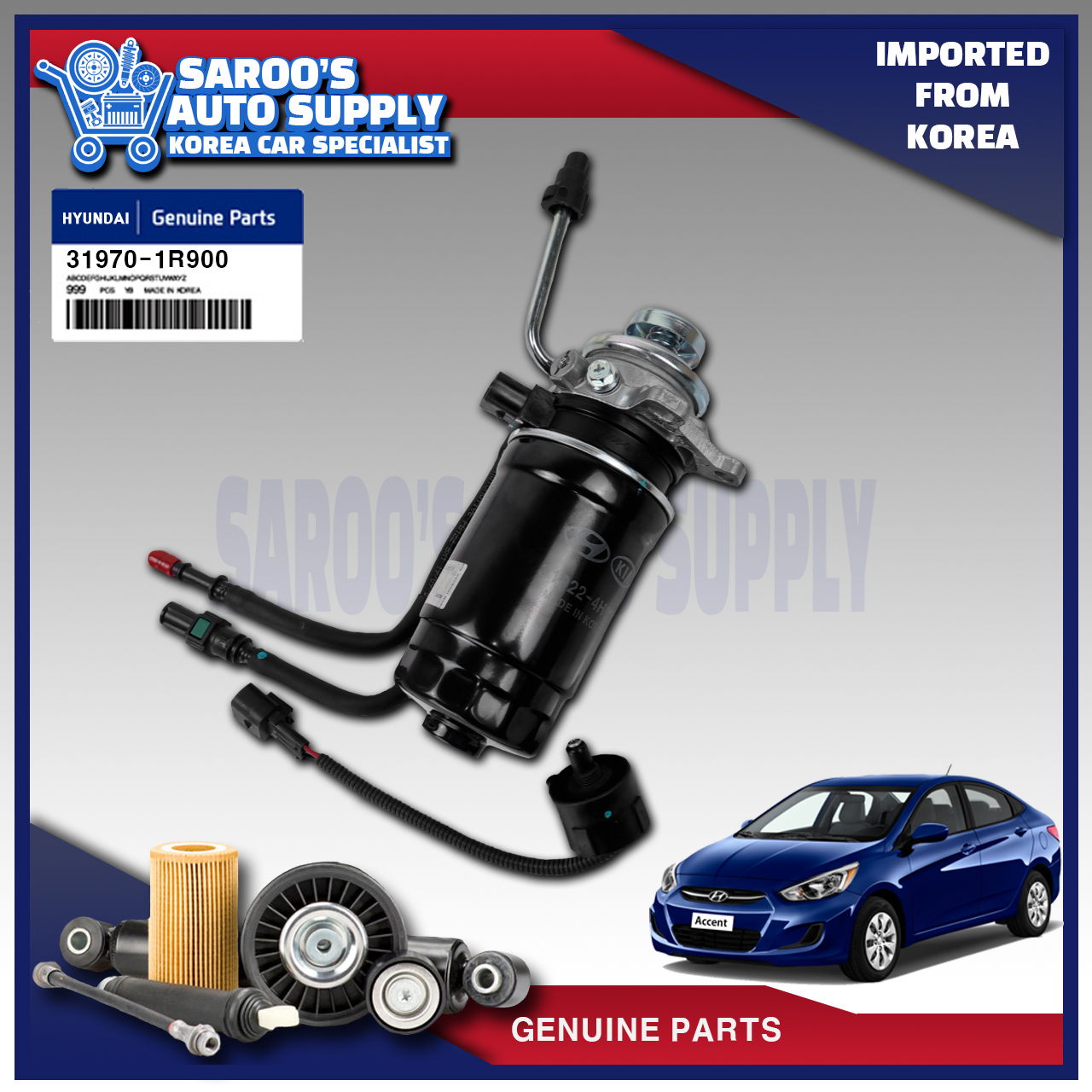 [U2][Genuine] Fuel Pump Assembly For Hyundai Accent , 2011-2015 ...