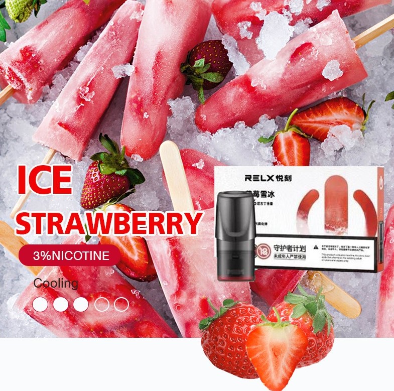 relx pod strawberry RELX Strawberry Flavor 3pcs Pods 3% relx pod strawberry RELX Strawberry Flavor 3pcs Pods 3%
