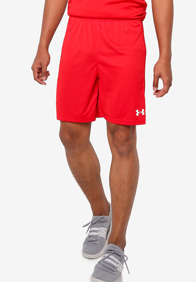 Red under armor best sale shorts