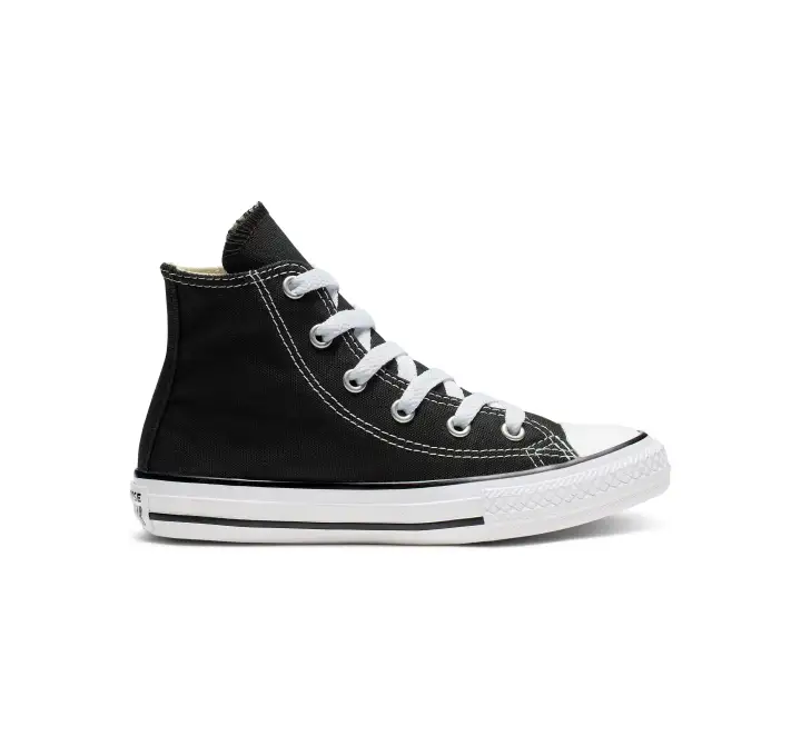 junior all black converse