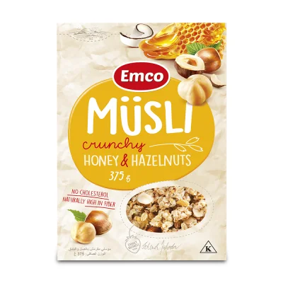 Musli Crunchy Honey & Hazelnuts 375g