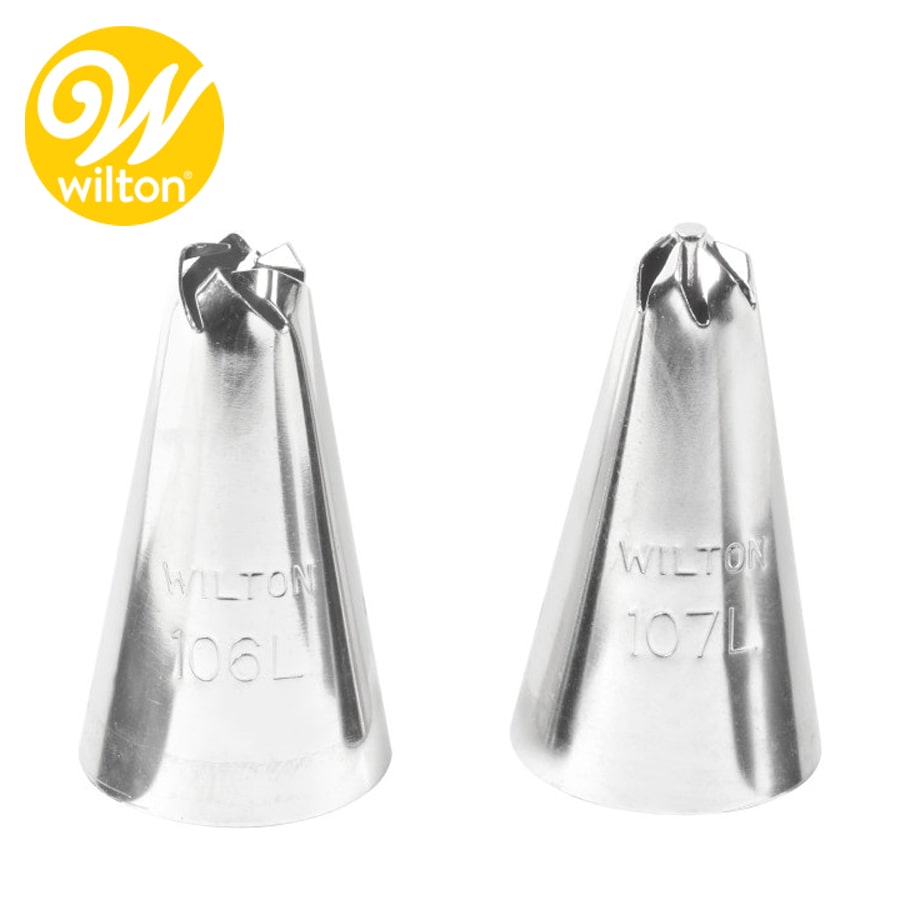 Wilton Left Handed Drop Flower Cake Decorating Tip Set, 2Piece Lazada PH