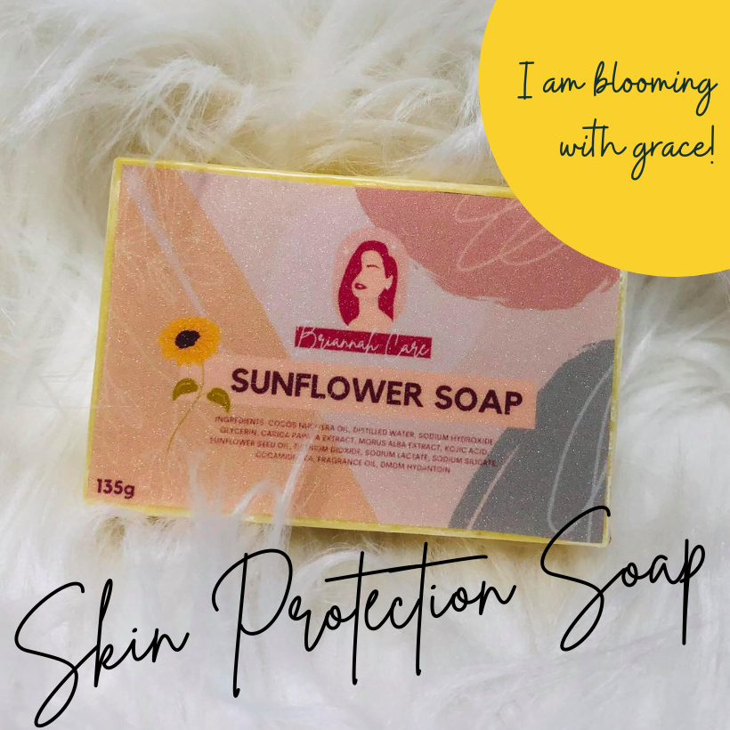 Briannah Care Sunflower Sun Protection Soap with Glutathione and