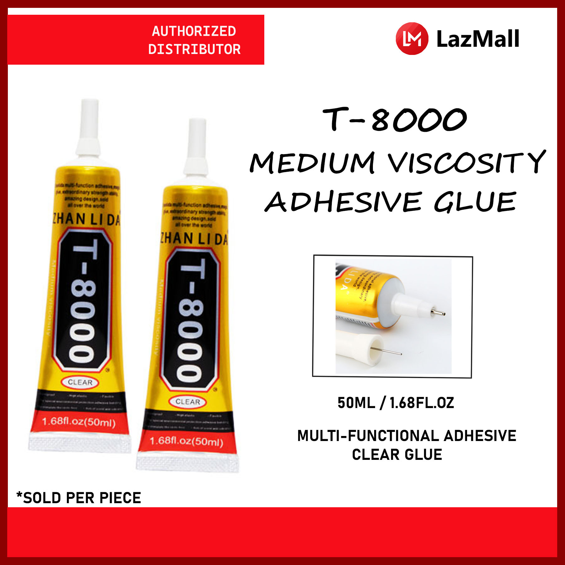 T8000 Multipurpose Medium Viscosity Adhesive Fixing Glue 50ml Lazada PH