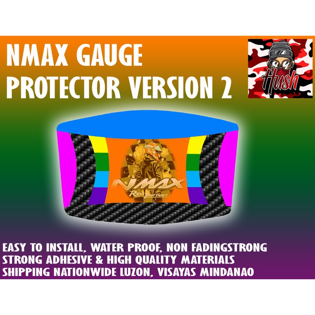 nmax gauge sticker protector v2 with free 2 stickers Lazada PH