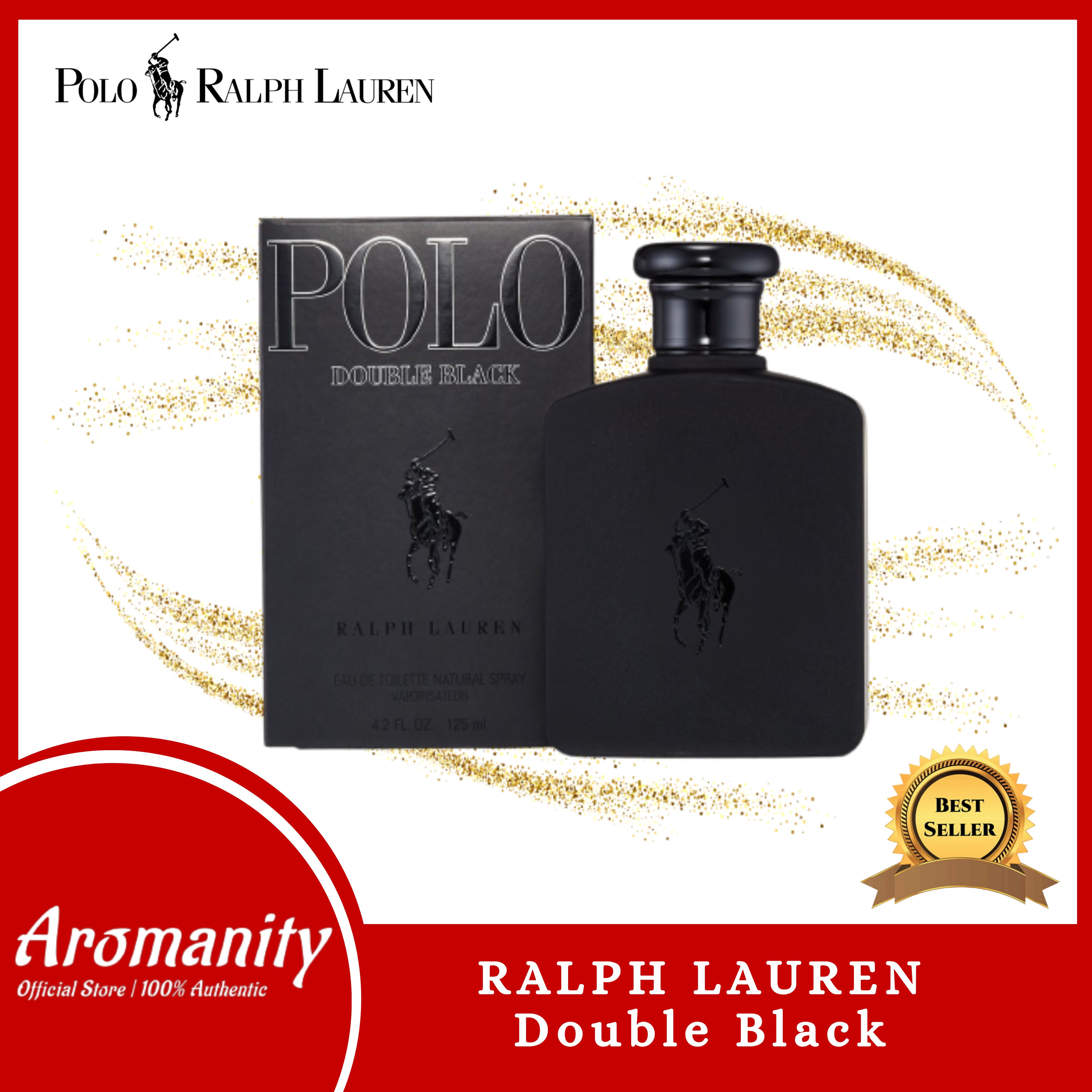 AROMANITY [!Ralph Lauren Polo Black Eau de Toilette for Men 100ml ], Perfume For Men, Oil Base, Long Lasting Scent, pabango panlalaki, oil  based perfume for men