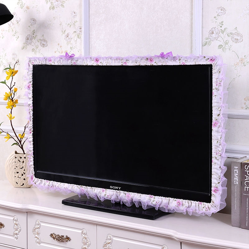 TV Cover Dust Cover 55 Inch Do Not Take The Curved Lace TV Cover 65
