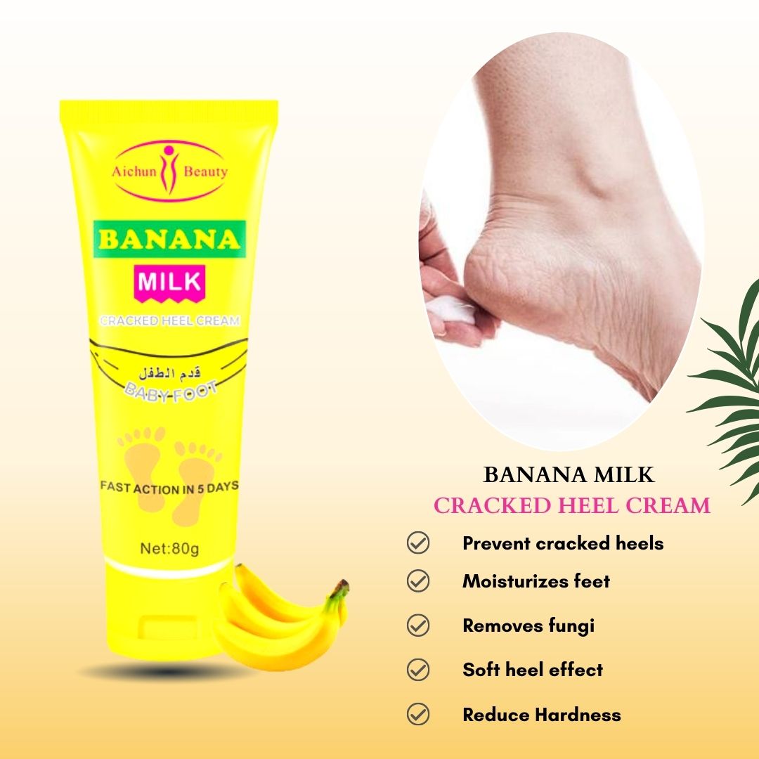 Effective Anti Fungal Hand Foot Heel Anti-Drying Crack Repair Banana Oil  Massage Cream Anti Chapped Peeling Dead Skin Remover - AliExpress
