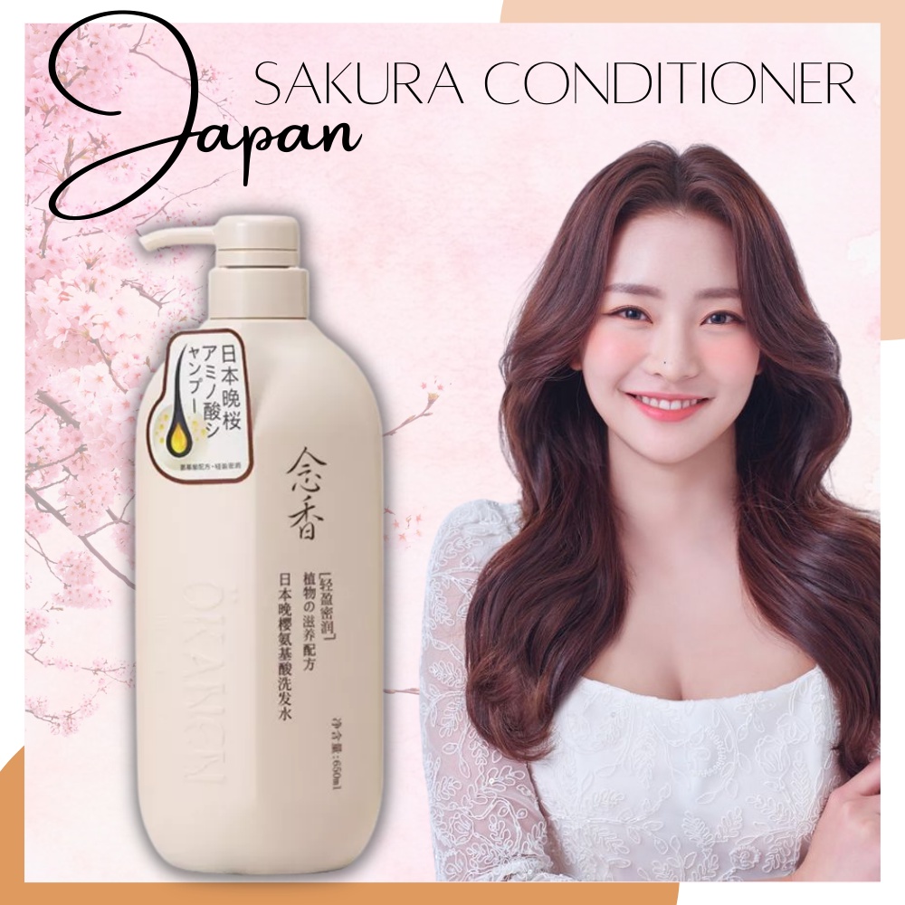 Sakura Amino Acid Shampoo Lasting Fragrance Shampoo Oil Control Sakura