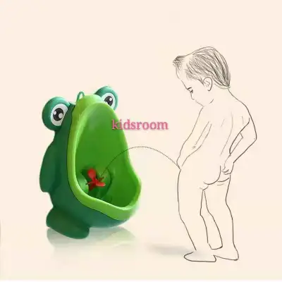 Frog Children Potty Toilet Training Urinal Kids Boys Pee Trainer Bathroom (green)