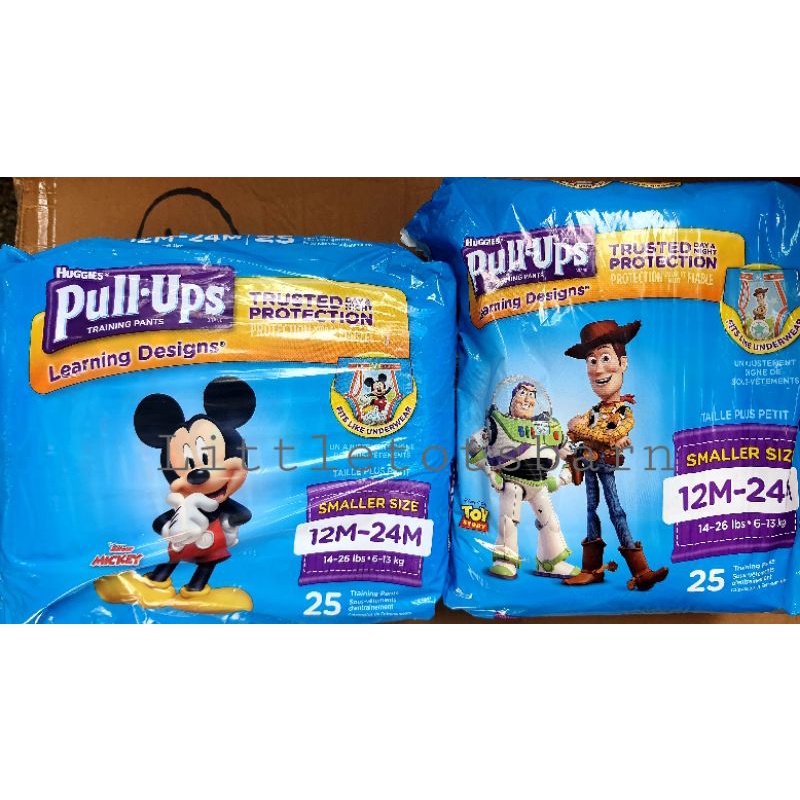 LTB HUGGIES PULL UPS PANTS DIAPER CARS MICKEY DOC MCSTUFFIN TOY STORY ...