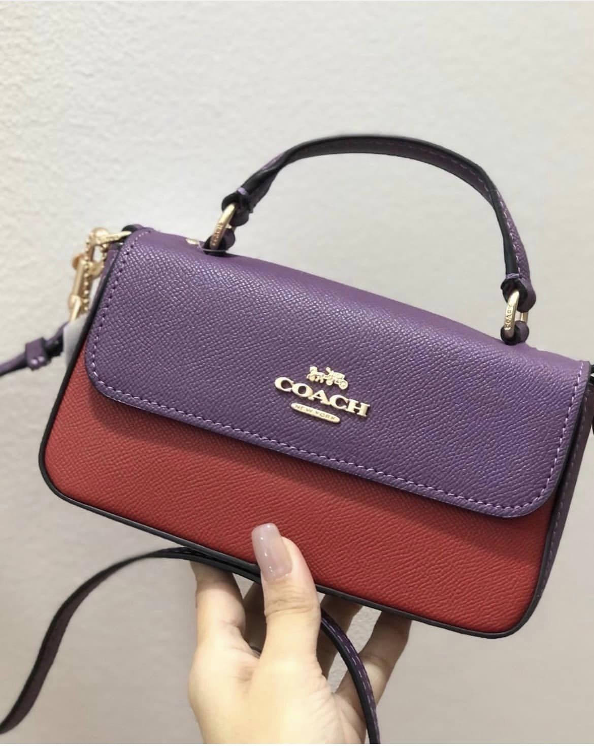 Coach Mini good Josie Top Handle Crossbody In Colorblock