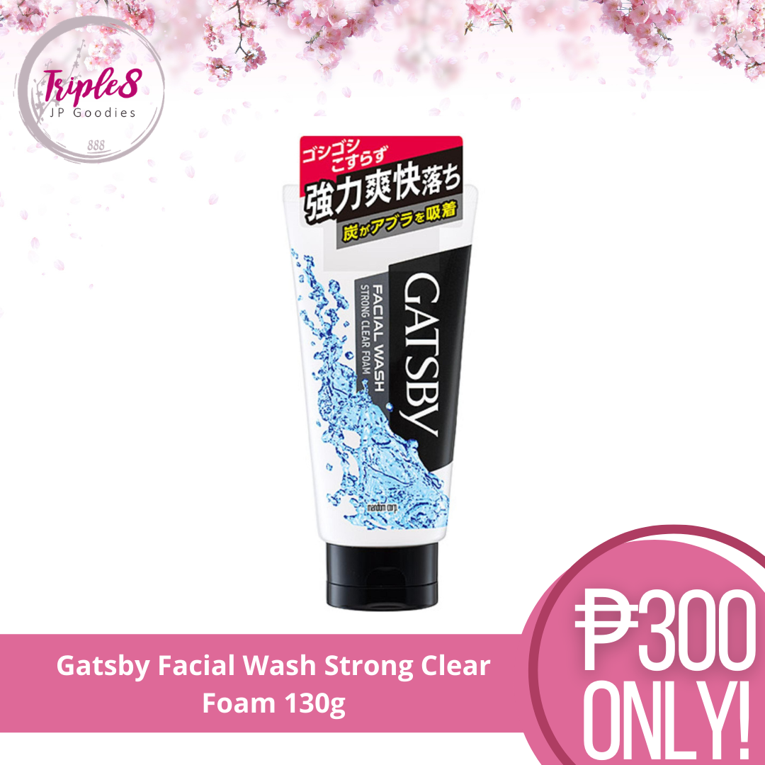 gatsby facial wash strong clear foam
