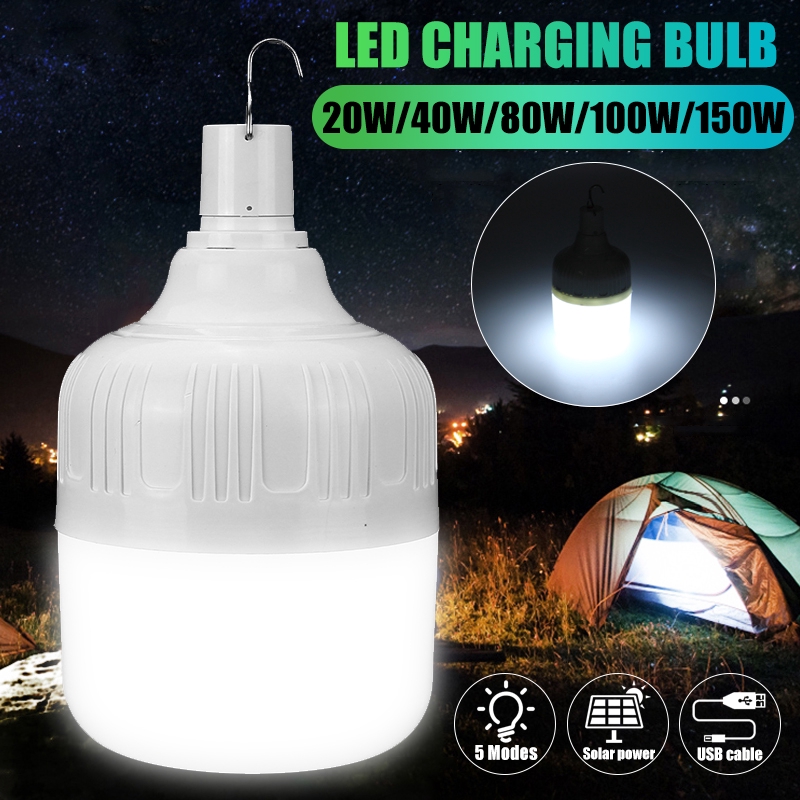 solar charging bulb