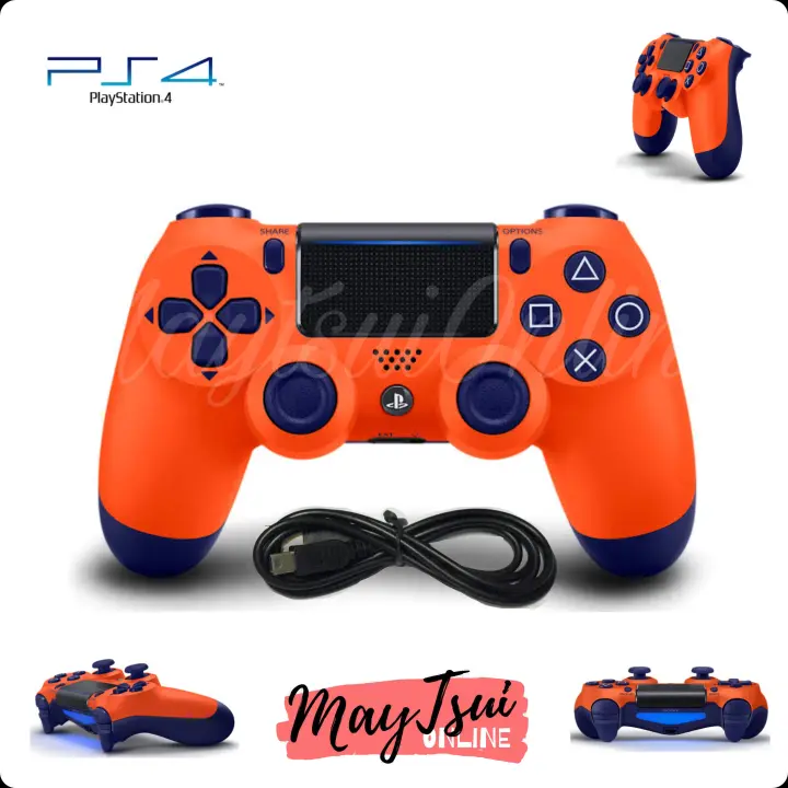 dualshock 4 controller sunset orange