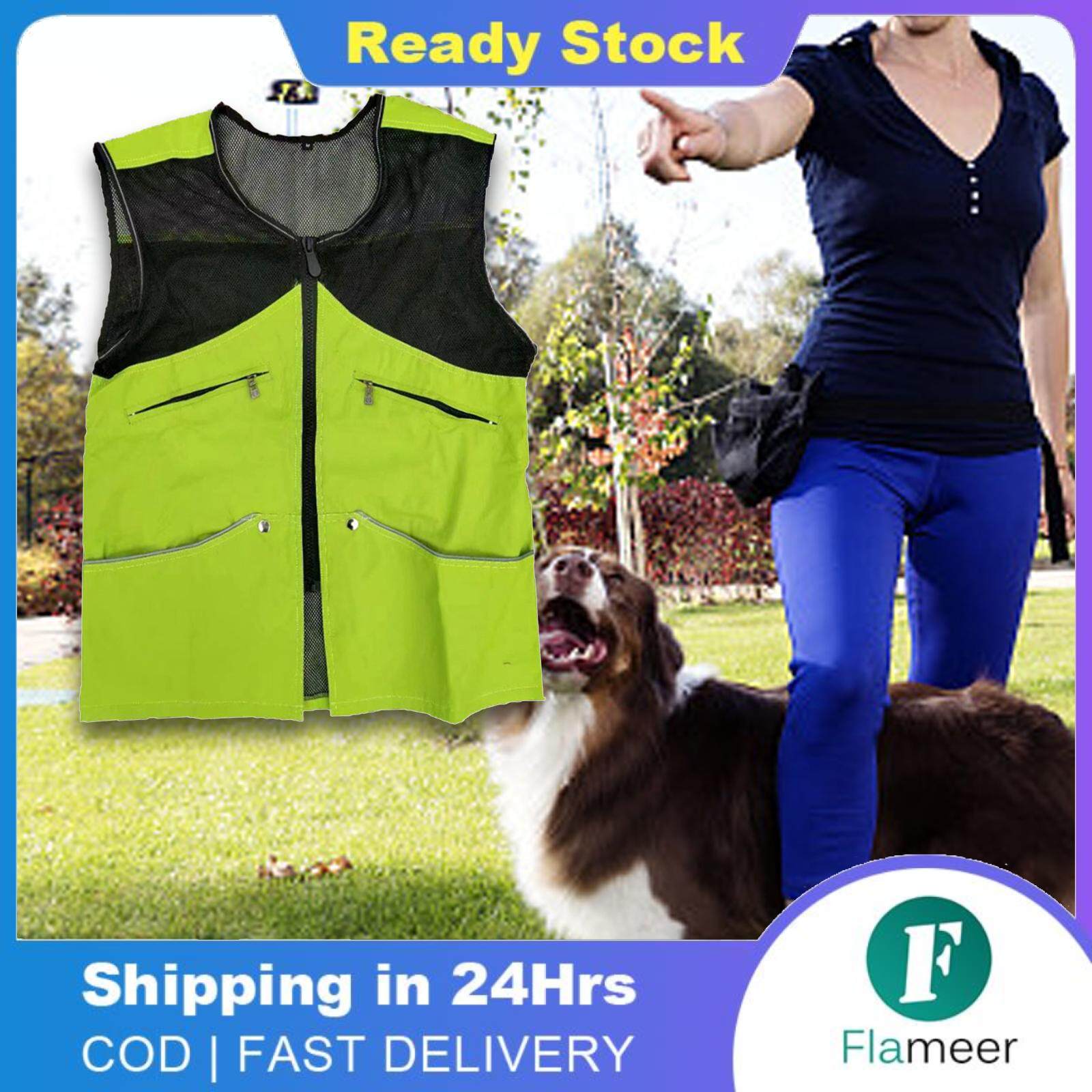 Flameer Dog Training Vest for Handlers Dog Trainer Clothes Coat Dog