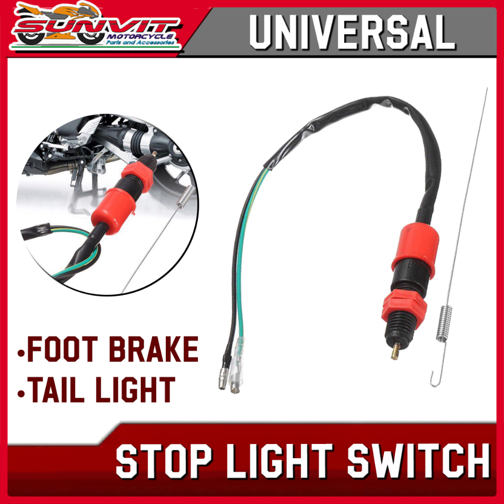 MOTORCYCLE UNIVERSAL STOP LIGHT SWITCH (FOOT BRAKE) Lazada PH