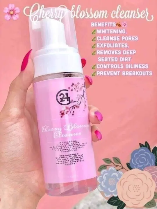 sakura facial foam